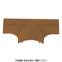 トラスコ中山 TRUSCO 配線カバーコネクターフタ Tタイプ 幅70 TRD70T-BN 1個 114-1803（直送品）