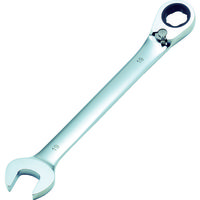 トラスコ中山 TRUSCO 切替式ラチェットコンビネーションフラワーレンチ 17mm TRGT-17 1丁 115-4232（直送品）