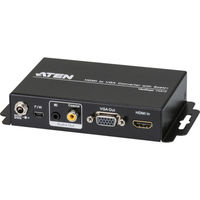 ATEN（エーテン） ATEN ビデオ変換器 HDMI to VGA オーディオ対応 / スケーラー搭載 VC812 115-3007（直送品）
