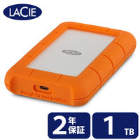 LaCie HDD 外付け ポータブル  Rugged USB3.1 Type-C 2EUAP8 STFRシリーズ