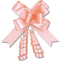 シモジマ リボンボウ 22mm巾 サーモン 50本入 001410151 1セット(20箱)（直送品）