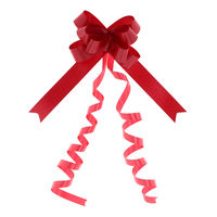 シモジマ リボンボウ 22mm巾 レッド 50本入 001410163 1セット(20箱)（直送品）