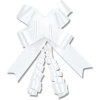 シモジマ リボンボウ 36mm巾 ホワイト 50本入 001410201 1セット(20箱)（直送品）