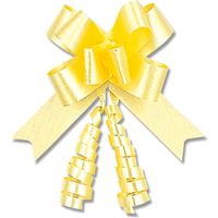 シモジマ リボンボウ 36mm巾 イエロー 50本入 001410205 1セット(20箱)（直送品）