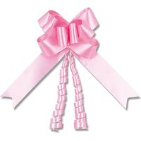 シモジマ リボンボウ 12mm巾 ピンク 50本入 001410502 1セット(20箱)（直送品）