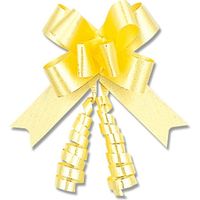 シモジマ リボンボウ 12mm巾 イエロー 50本入 001410505 1セット(20箱)（直送品）