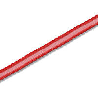 シモジマ ピコットリボン 9×20 アカ 001411206 1セット(5巻)（直送品）