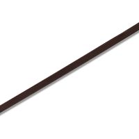 シモジマ ダブルサテンリボン 9×20 ココア 001415611 1セット(4巻)（直送品）
