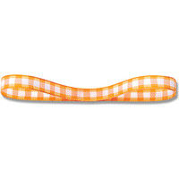 シモジマ プチギンガムリボン 6×20 オレンジ 001416108 1セット(4巻)（直送品）