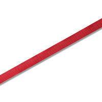 シモジマ クレープリボン 12×10 レッド 001417510 1セット(4巻)（直送品）