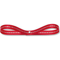 東京リボン 33111 グリッターWサテン #47レッド 001419107 1セット(4巻)（直送品）