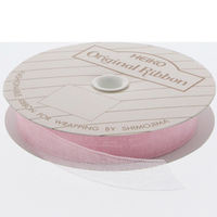 シモジマ HEIKO オーガンジーリボン 12×15 ピンク 001420402 1セット(1巻入×6巻 合計6巻)（直送品）