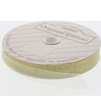 シモジマ HEIKO オーガンジーリボン 12×15 ストロー 001420404 1セット(1巻入×6巻 合計6巻)（直送品）