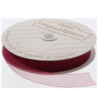 シモジマ HEIKO オーガンジーリボン 12×15 ワイン 001420419 1セット(1巻入×6巻 合計6巻)（直送品）