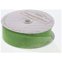 シモジマ HEIKO オーガンジーリボン 24×15 シトロン 001420607 1セット(1巻入×4巻 合計4巻)（直送品）