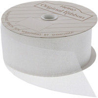 シモジマ HEIKO オーガンジーリボン 36×15 シロ 001420701 1セット(1巻入×4巻 合計4巻)（直送品）