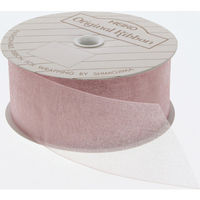 シモジマ HEIKO オーガンジーリボン 36×15 サーモン 001420717 1セット(1巻入×4巻 合計4巻)（直送品）