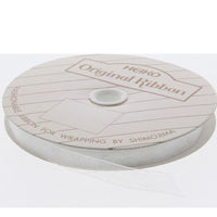 シモジマ HEIKO オーガンジーリボン 7×15 シロ 001421701 1セット(1巻入×6巻 合計6巻)（直送品）