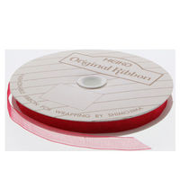 シモジマ HEIKO オーガンジーリボン 7×15 アカ 001421711 1セット(1巻入×6巻 合計6巻)（直送品）