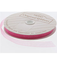 シモジマ HEIKO オーガンジーリボン 7×15 バラ 001421712 1セット(1巻入×6巻 合計6巻)（直送品）