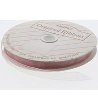 シモジマ HEIKO オーガンジーリボン 7×15 サーモン 001421717 1セット(1巻入×6巻 合計6巻)（直送品）