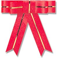 シモジマ HEIKO ニュータイリボン アカ 001454712 1セット(50個入×20箱 合計1、000個)（直送品）