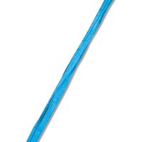 シモジマ ペーパーラフィア 5×50 #17 ターコイズ 001501217 1セット(4巻)