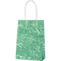 【ケース販売】HEIKO 紙袋 スムースバッグ 16-2 雲竜 緑 003137810 1ケース(25枚入×12袋 合計300枚)（直送品）