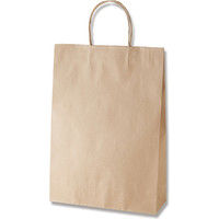 【ケース販売】HEIKO 紙袋 スムースバッグ 2才 未晒無地 003157303 1ケース(25枚入×8袋 合計200枚)（直送品）