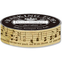 東京アンティーク MA-15G マスキングテープ/楽譜 003951013 1セット（300個）（直送品）