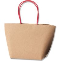 【ケース販売】HEIKO 紙袋 プチバッグ F9-6(舟型) 未晒無地 004087003 1ケース(10枚×20袋 計200枚)（直送品）