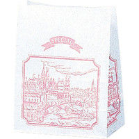 【ケース販売】HEIKO 角底袋 ケーキバッグ 小 Nシャトー 004170300 1ケース(100枚入×20袋 合計2000枚)（直送品）
