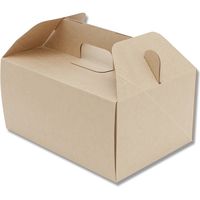 【ケース販売】HEIKO ネオクラフト キャリーボックス L ケーキ6～7個用 004248013 1ケース(20枚入×10袋)（直送品）