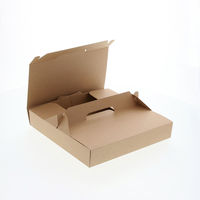 【ケース販売】HEIKO 食品箱 ネオクラフト キャリーピザボックス S 004248019 1ケース(10枚入×10袋)（直送品）