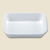 【ケース販売】シーピー化成 食品トレー V-77 無地 004440197 1ケース(50枚入×50袋 合計2500枚)（直送品）