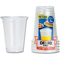日本デキシー KPC014PT透明プラカップ 420ml 004532113 1セット（5個入×10）（直送品）