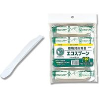 シモジマ エコスプーン S10P 10cm 袋入 004637013 1セット(100本×80袋)