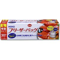 【ケース販売】シモジマ HEIKO フリーザーバッグ 業務用 L 004750006 1セット(30枚入×12箱 合計360枚)（直送品）