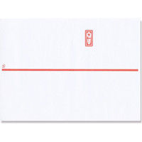 日の出紙工 のし紙 赤棒 切手 004808500 1セット（100枚入×5）（直送品）