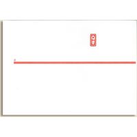 日の出紙工 のし紙 H赤棒 美濃 004808700 1セット（100枚入×5）（直送品）