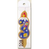 カメヤマ B56280030クッキーナンバーキャンドル3番 005997325 1セット(1個入×120箱 合計120個)（直送品）
