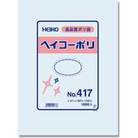 シモジマ ヘイコーポリ　Ｎｏ．４１７　紐なし 006618700 1セット（100枚入×10）