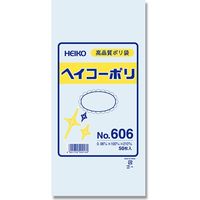 シモジマ ヘイコーポリ　Ｎｏ．６０６　紐なし 006619600 1セット（50枚×60袋）