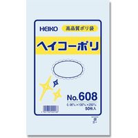 シモジマ ヘイコーポリ　Ｎｏ.６０８　紐なし 006619800 1セット（50枚×30束）