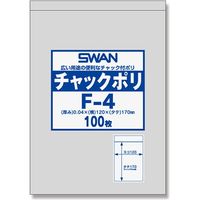 シモジマ スワン チャックポリ F-4 (A6用) 006656025 1セット(100枚入