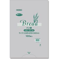 シモジマ PPパン袋 #25 23-34（12号） 006721562 1セット（100枚入×10）（直送品）