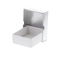 シモジマ 洋品箱 A-2 アクセサリー用 L 銀 006816700 1セット（50枚入×6）（直送品）