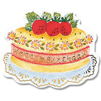 シモジマ ギフトシール イチゴショート 007062884 1セット（24片入×10）（直送品）