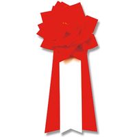 459-240 徽章バラ 大 赤 1個入 007282639 1セット（6袋） 銀鳥産業（直送品）