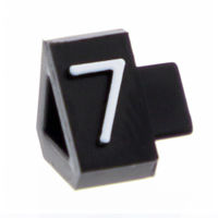 友屋 07106WH7 プライスキューブ M 白 （7） 007306597 1セット（10袋）（直送品）